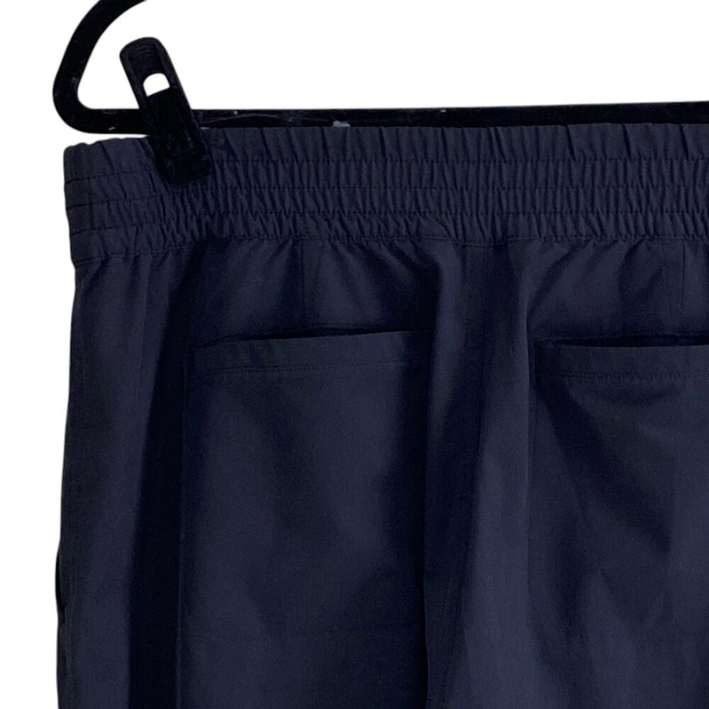 Athleta Chelsea Wide Leg Pant Black Featherwight Stretch Travel Work Sz 12 - Picture 7 of 10